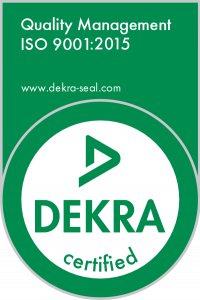 DEKRA ISO 9001:2015 Certification Seal